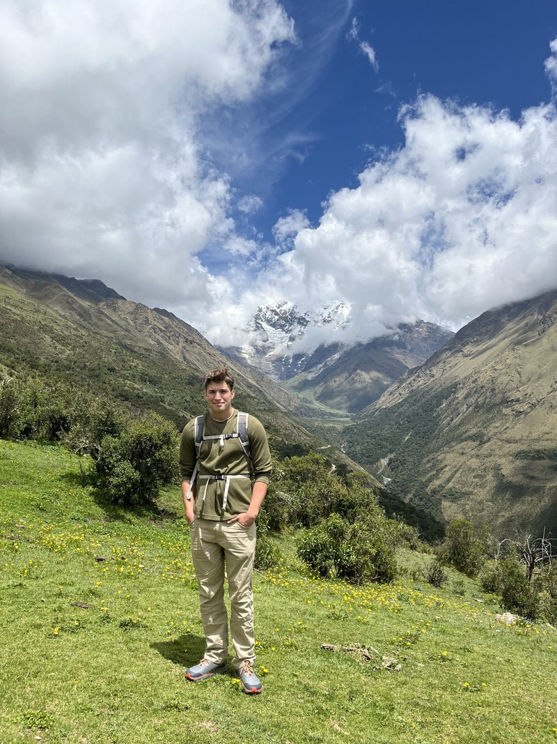 a picture of me hiking